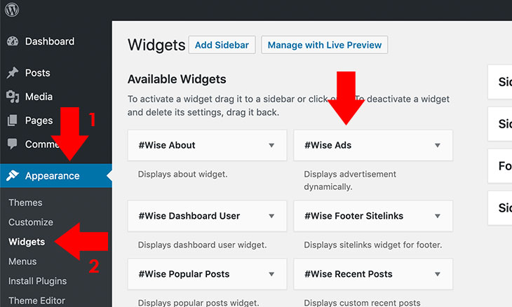 widgets