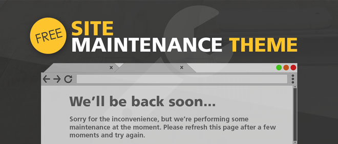 free-maintenance-theme